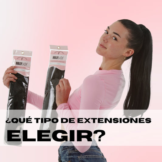 ¿Qué tipo de extensiones de cabello son las adecuadas para ti?