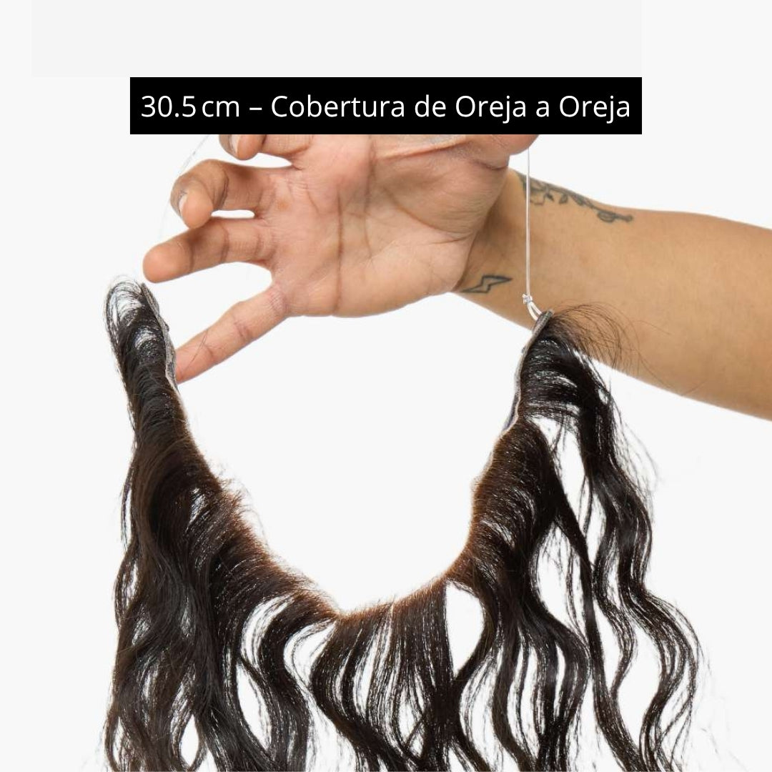 Banda Frontal Invisible - Cabello Natural 100% REMY