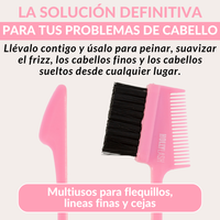 Cepillo Antifrizz Doble Acción - Rosa