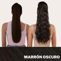 ¡SOLO HOY! OFERTA LIMITADA PONYTAIL 2X1 *INCLUYE COLA LISA Y ONDULADA*