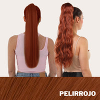 ¡SOLO HOY! OFERTA LIMITADA PONYTAIL 2X1 *INCLUYE COLA LISA Y ONDULADA*