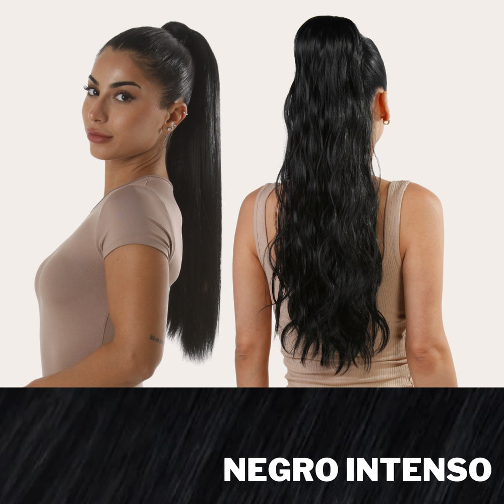 ¡SOLO HOY! OFERTA LIMITADA PONYTAIL 2X1 *INCLUYE COLA LISA Y ONDULADA*