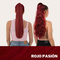 ¡SOLO HOY! OFERTA LIMITADA PONYTAIL 2X1 *INCLUYE COLA LISA Y ONDULADA*