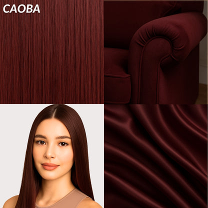 Extensiones Onduladas Con Hilo Invisible y clips 50cm