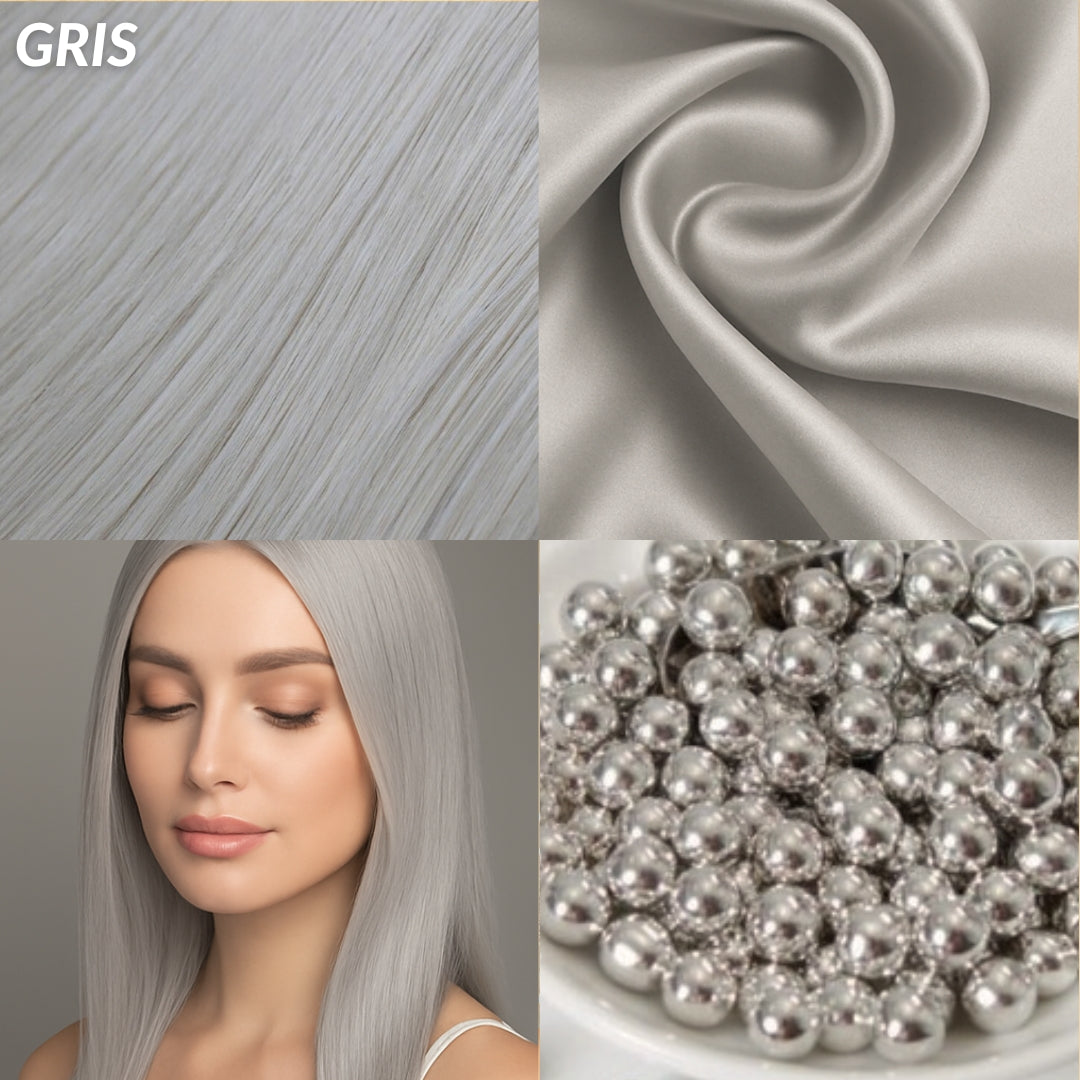 Extensiones Onduladas Con Hilo Invisible y clips 50cm