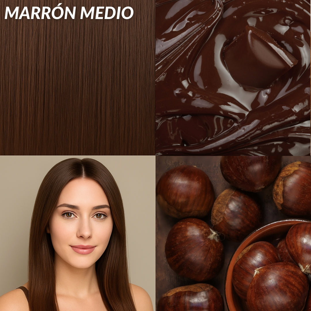 Extensiones Onduladas Con Hilo Invisible y clips 50cm