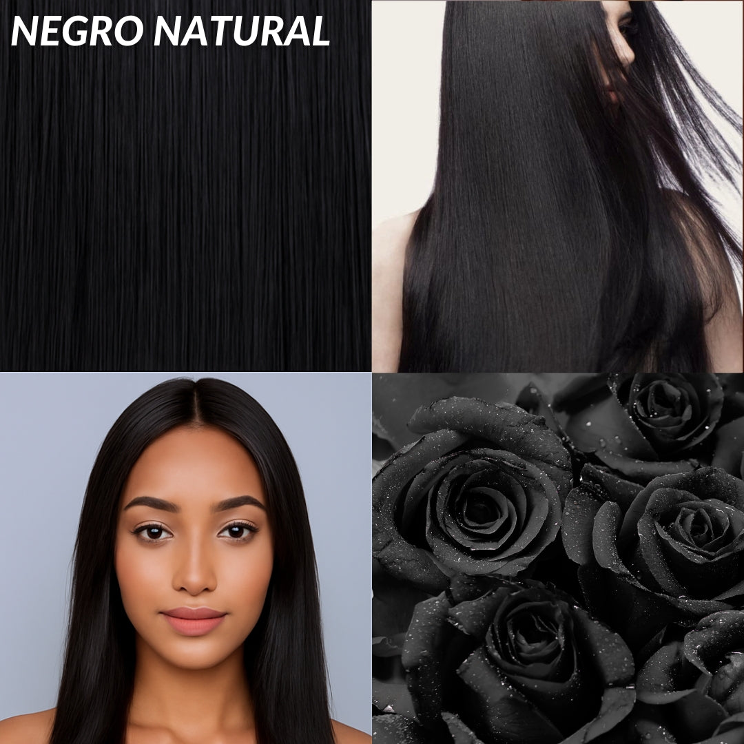 Extensiones Onduladas Con Hilo Invisible y clips 50cm