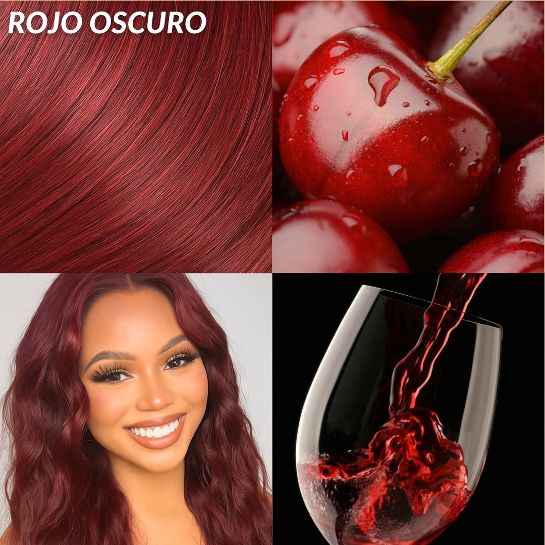 Extensiones Onduladas Con Hilo Invisible y clips 50cm
