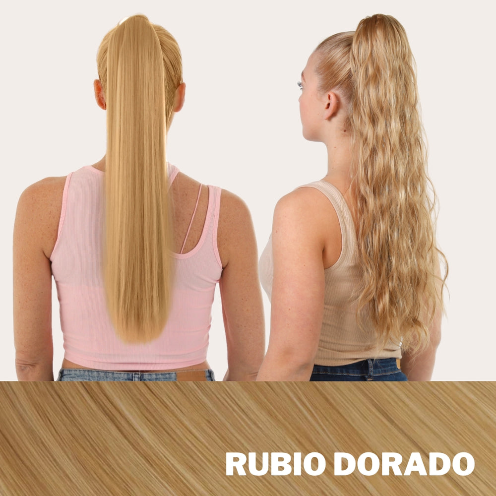 ¡SOLO HOY! OFERTA LIMITADA PONYTAIL 2X1 *INCLUYE COLA LISA Y ONDULADA*