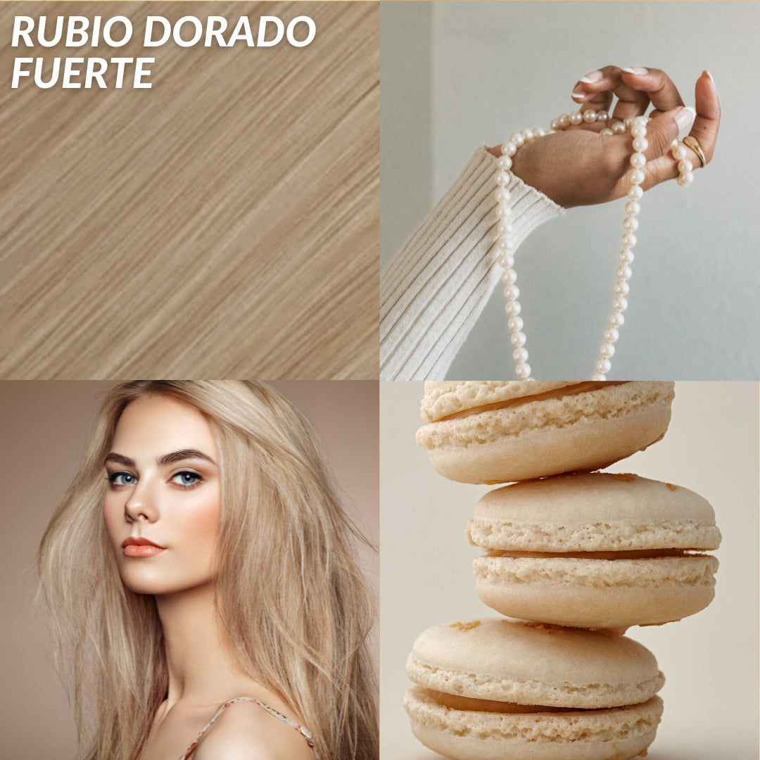 Extensiones Onduladas Con Hilo Invisible y clips 50cm