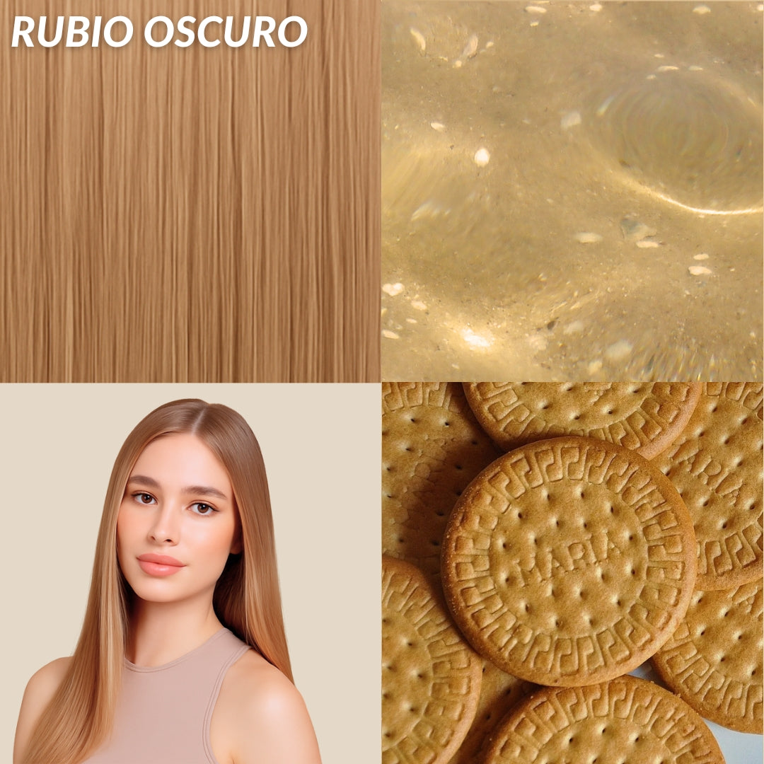 Extensiones Onduladas Con Hilo Invisible y clips 50cm